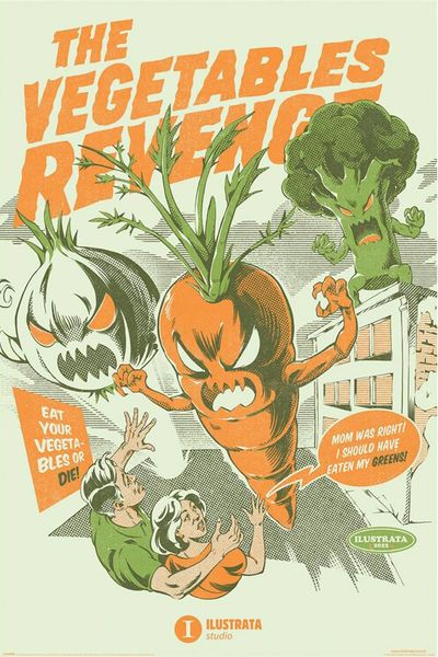 Ilustrata (The Vegetables Revenge) Poster