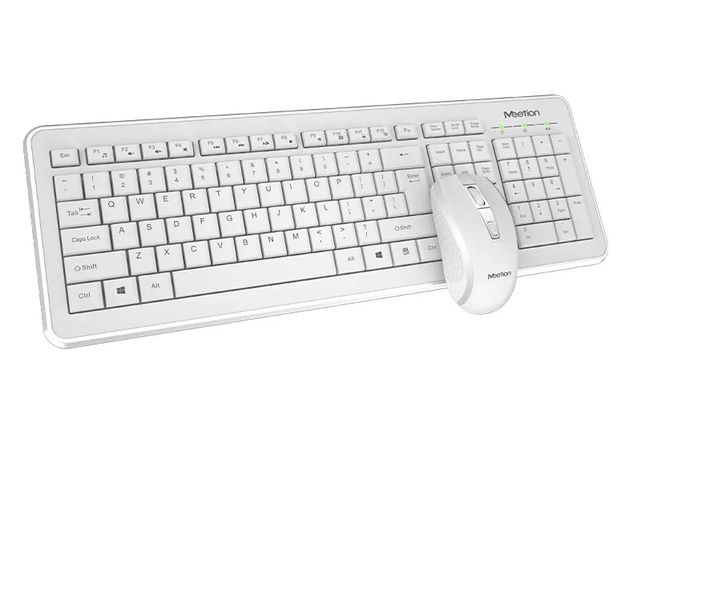 MEETION C4120 2.4G Wireless Mouse and Keyboard Combo - White