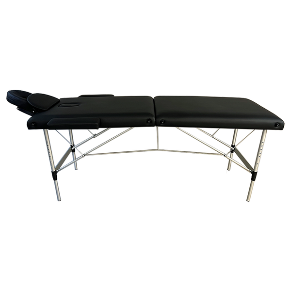 Marbella Portable 2 Part Aluminium Massage Table (Black)