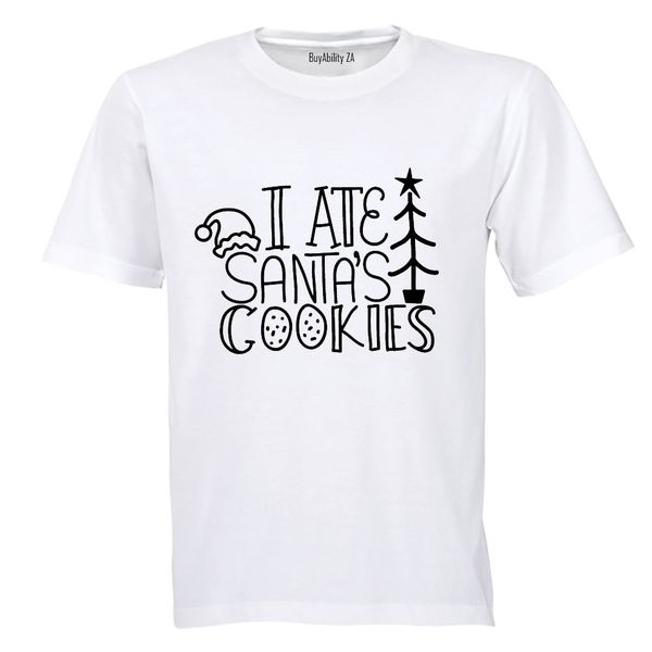 Ate Santa's Cookies - Christmas - Adults - T-Shirt