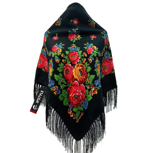 IPSTYLE Women Luxury Shawls Scarves Ladies Head Wraps Bandana Floral Print