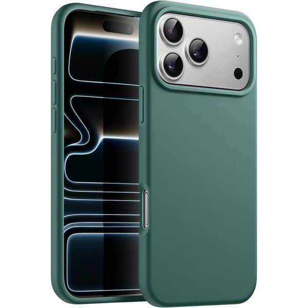 Silicone Back Cover Compatible With iPhone 17 Pro Max