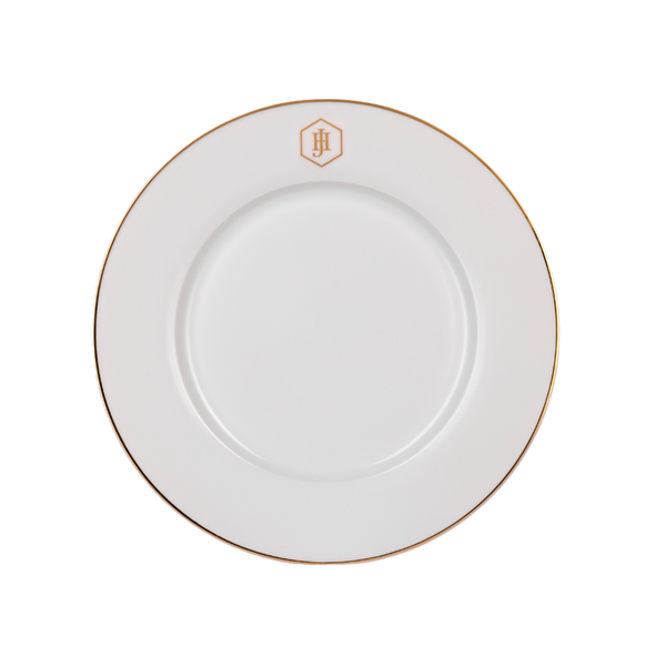 JAN - Gold Rimmed Dinner Plate Set of 4