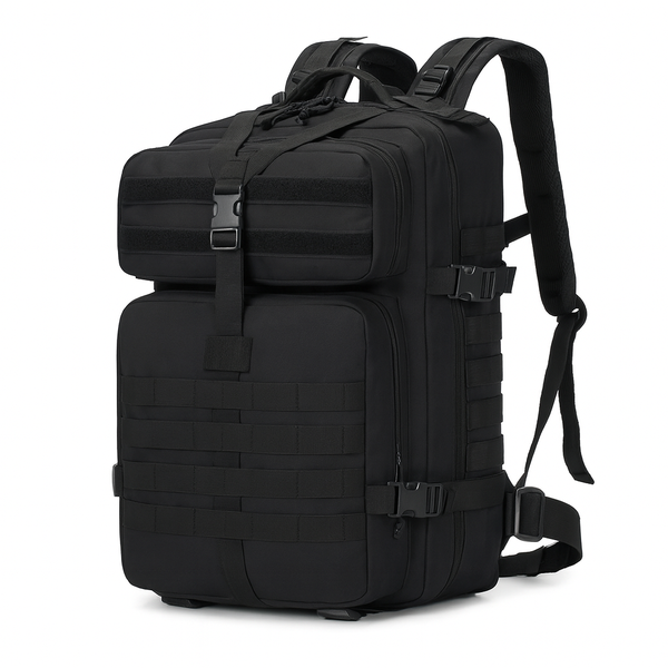 50L Tactical Backpack - MOLLE Hiking Rucksack with Rain Cover