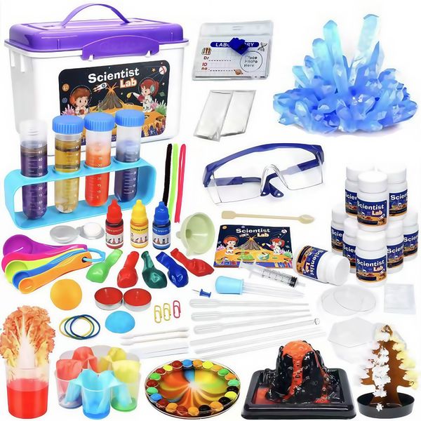 80-piece Science Lab Experiment Set Educational Science Kit for Kids