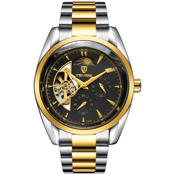 Men's Watch -Tourbillon Moon Phase - Automatic Mechanical - Luminous