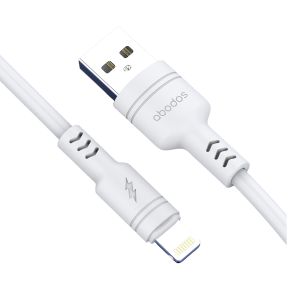 Abodos - As-Ds350i - 5a - Usb to Iphone - Cable - White