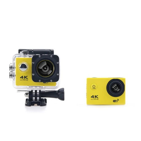 Action Cam 4K undervattensvideokamera 20 MP 50 FPS Wi-FI 40 M med 2 tum IPS  pekskärm, vidvinkel Ultra HD 170 °, fjärrkontroll, 2 uppladdningsbara  batterier, tillbehörssats : : Elektronik