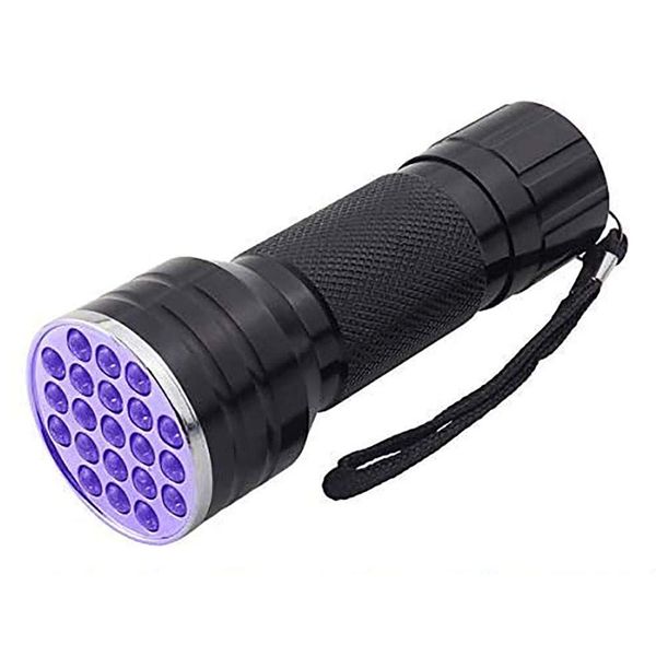 UV Light, 21 LED 395nm, Blacklight Mini Pet Urine Detector for Dog/Cat