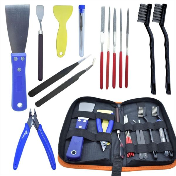 3D Printer Tool Kit,24pcs 3D Printer Nozzle Cleaning Tool Removal Tool Kit,
