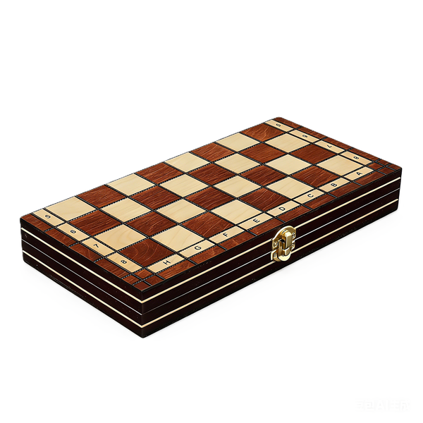 Foldable Chess/Western Chess/Backgammon 3-in-1 Set
