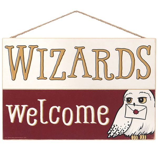 Harry Potter Hedwig Hanging Wood Wall Decor