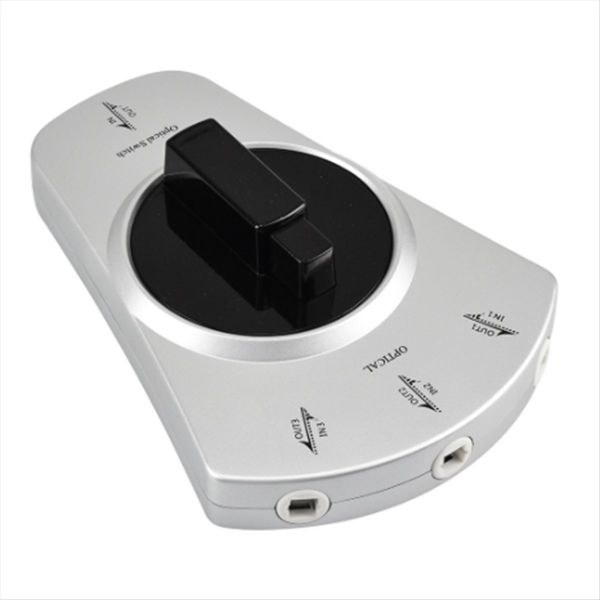 1To3 Digital Audio Optical Fiber Cable Toslink 3-Way Selector Switch