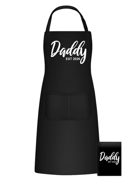 New Daddy 2026 Funny Apron Great Father's Day Birthday Christmas Gift 501