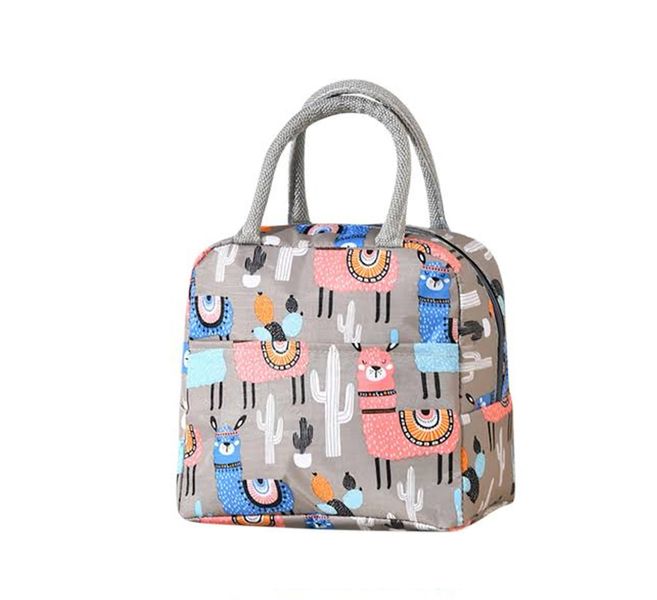 Kids Llama Print Lunch Bag