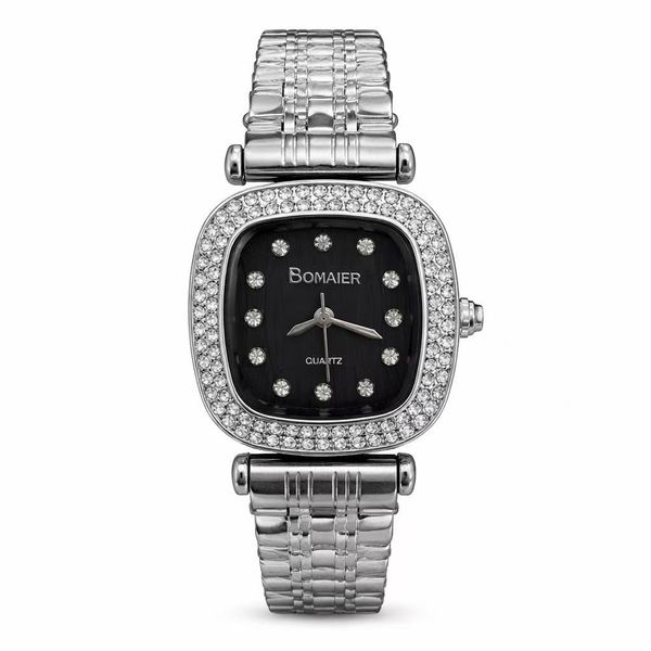 Women's Fashion Quartz Watch - Crystal Diamond Stainless Steel-1 x Watch