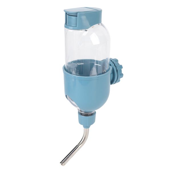 Hanging Dog Water Bottle, Large Capacity Double Bead Dispenser for Cage