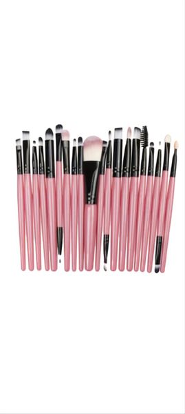 Eyeshadow brushes - Makeup Brushes- 20 Piece Proffesional Brushes - Pink