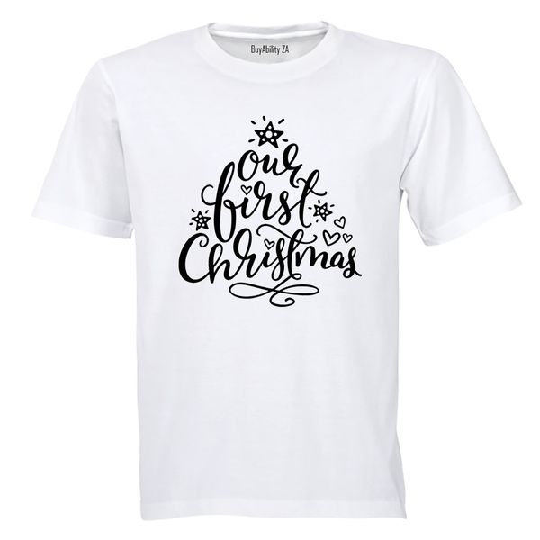 Our First Christmas - Adults - T-Shirt