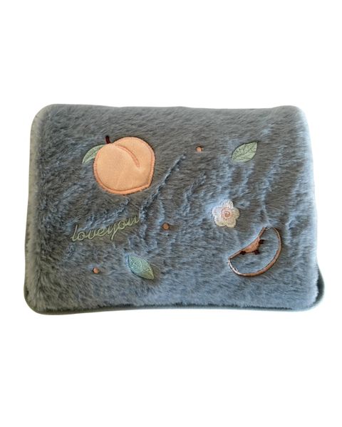 Rechargeable Hot Water Bottle - Hand Warmer - Grey Peach