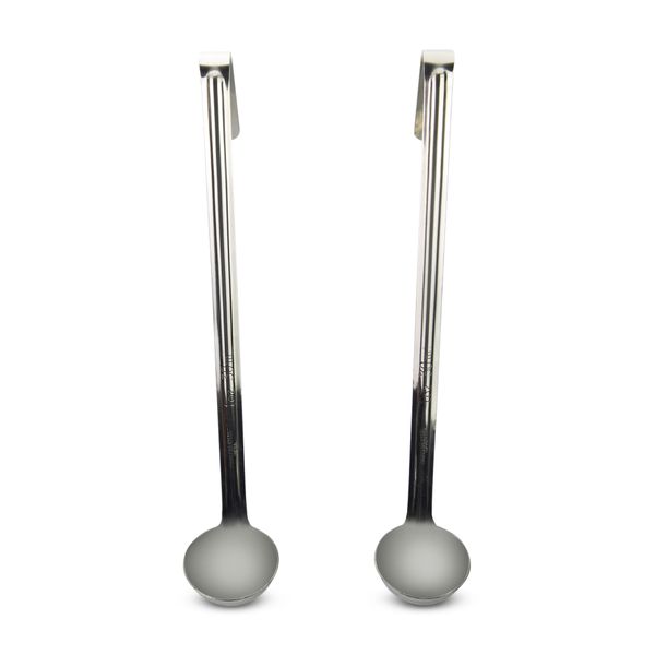 Ladle - Solid Stainless Steel - 30ml - 2 Pack