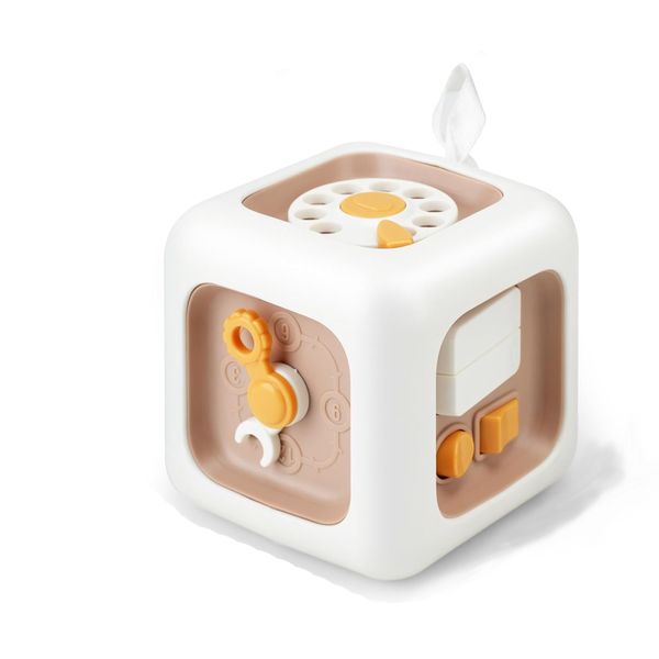 Toddlers Montessori Busy Cube 6-in-1 Sensory Activity Activity Toy.