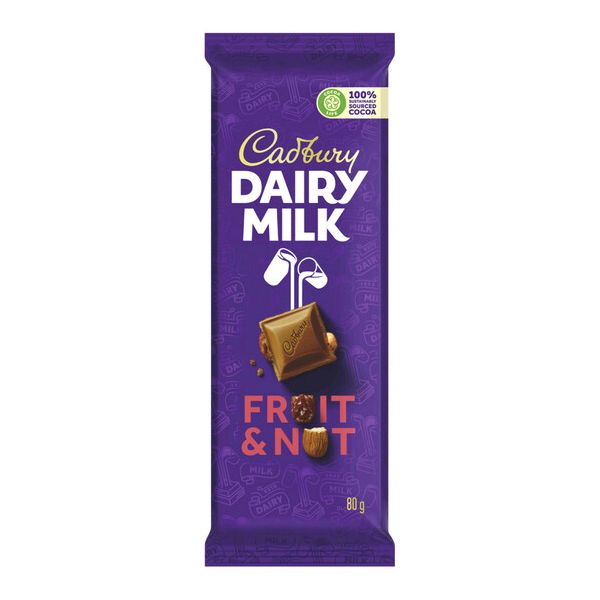 Cadbury Fruit &amp; Nut - 24 x 80g