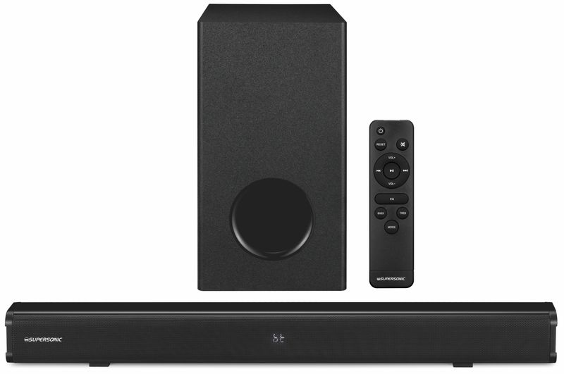 Supersonic 2.1CH 100W Soundbar 5" Subwoofer HDMI / BT / AUX / USB 101V