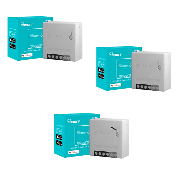 Pack of 3: SONOFF MINIR2 - Two Way Smart Switches