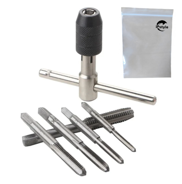 IPSTYLE T-Handle Wrench Set Ratchet Tap Holder Professional Tapping Tools