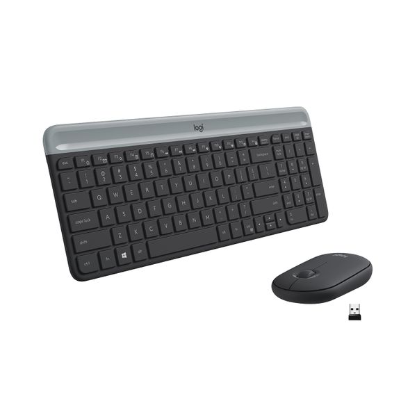 Logitech - MK470 Slim Wireless Keyboard and Mouse Combo