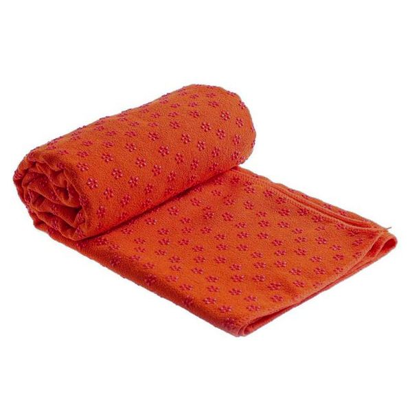 Wonder Towel Yoga Microfibre BikramPilatesTowel NonSlip FastDry BurntOrange