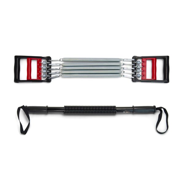 Chest Pull - Exercise Accessories - Twister - Black - 5 Spring - 2 Pack