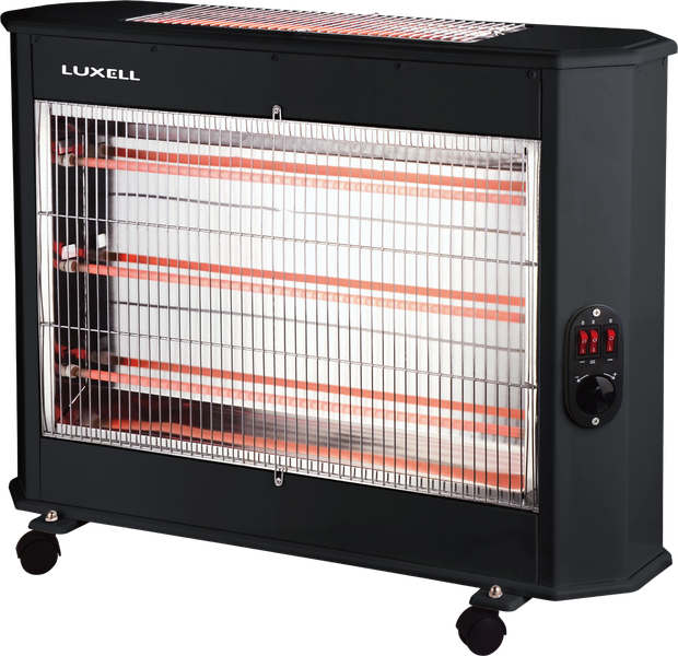 LUXELL - 5 Bar Heater with Thermostat &amp; Safety Switch - 2400W -LX2802K