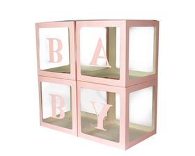 Baby Boxes with Letters for Baby Shower,Clear Baby Shower Decorations ...