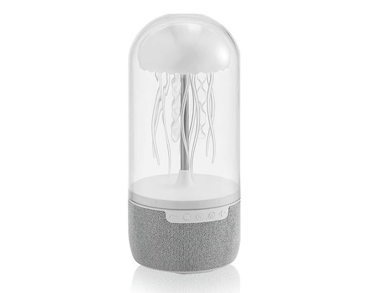 Jellyfish Lamp with Bluetooth Speaker,LED Jellyfish Night Light