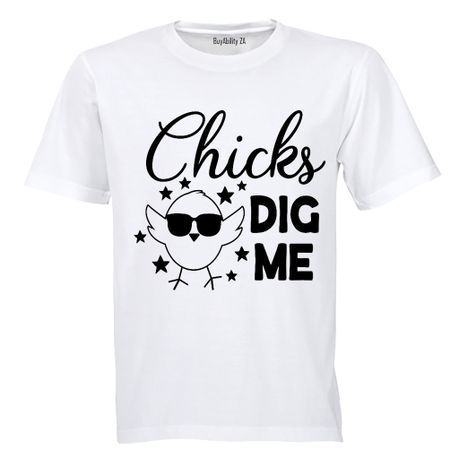 Chicks Dig Me! - Kids T-Shirt - White