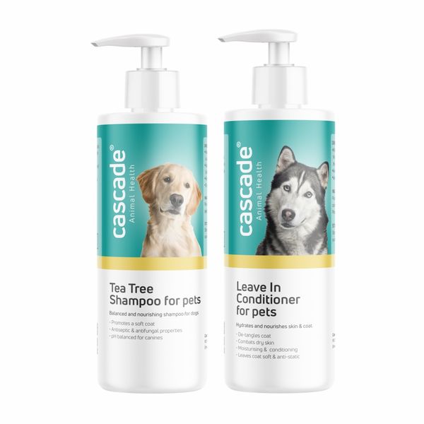 Cascade Animal Health - Tea Tree Shampoo &amp; Leave in Conditioner Combo
