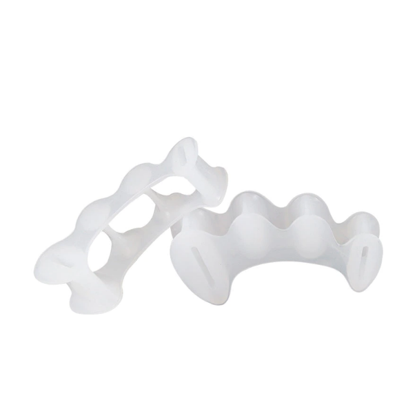 1 Pair Silicone Toe Separator 3 Hole Hallux Valgus