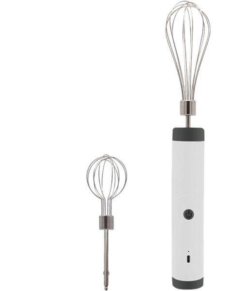 Wireless Rechargeable Electric Whisk &amp; Milk Frother with Foldable Handle