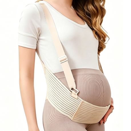 New Upgraded Maternity Belly Support Band, Enlarged Back Support Area Image