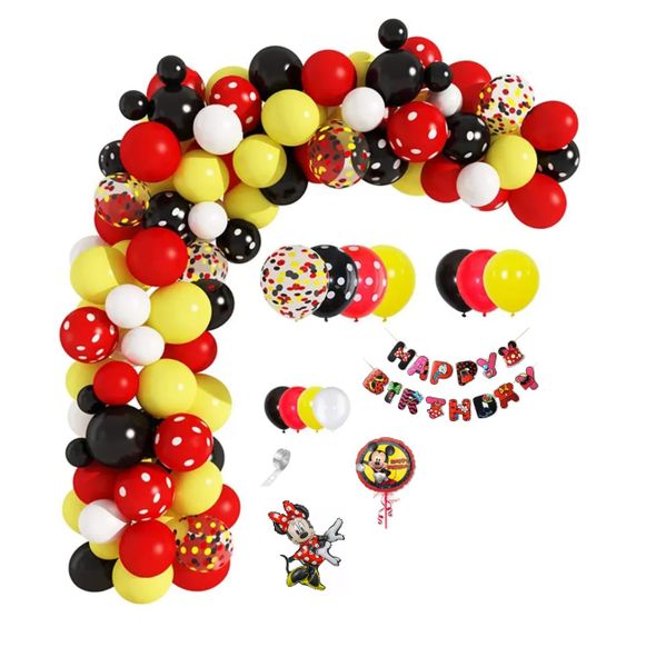 Minnie Mouse Happy Birthday Balloon Set