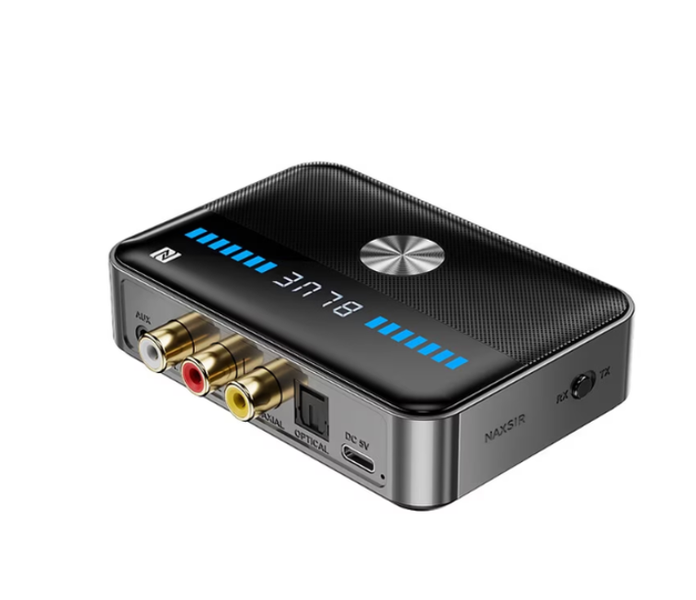 Bltunoed,NFC Bluetooth 5.3 Adapter, TX/RX Transmitter and Receiver, RGB LED