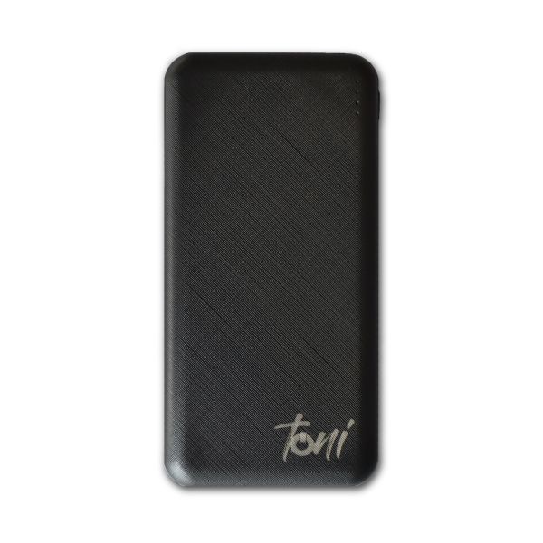 Toni Power Bank 12000 mAh - Black