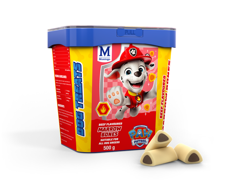 Montego PAW Patrol Beef Flavoured Marrow Bones 500g