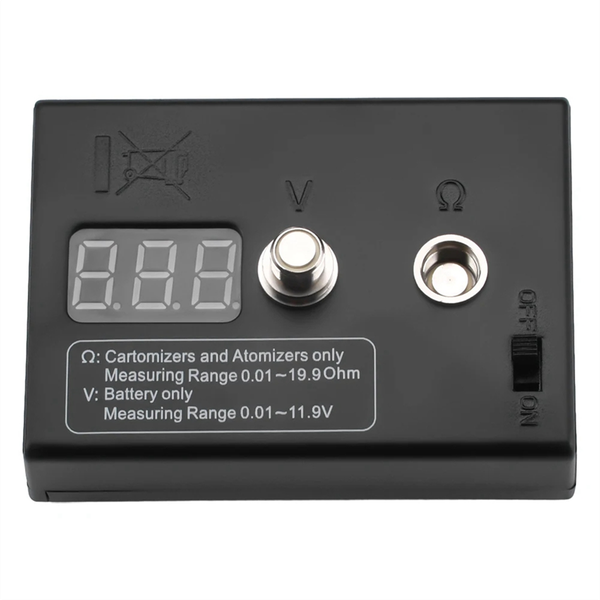 Led Ohm Meter Coil Voltage Measuring 0.01-19.9 Resistance Tester