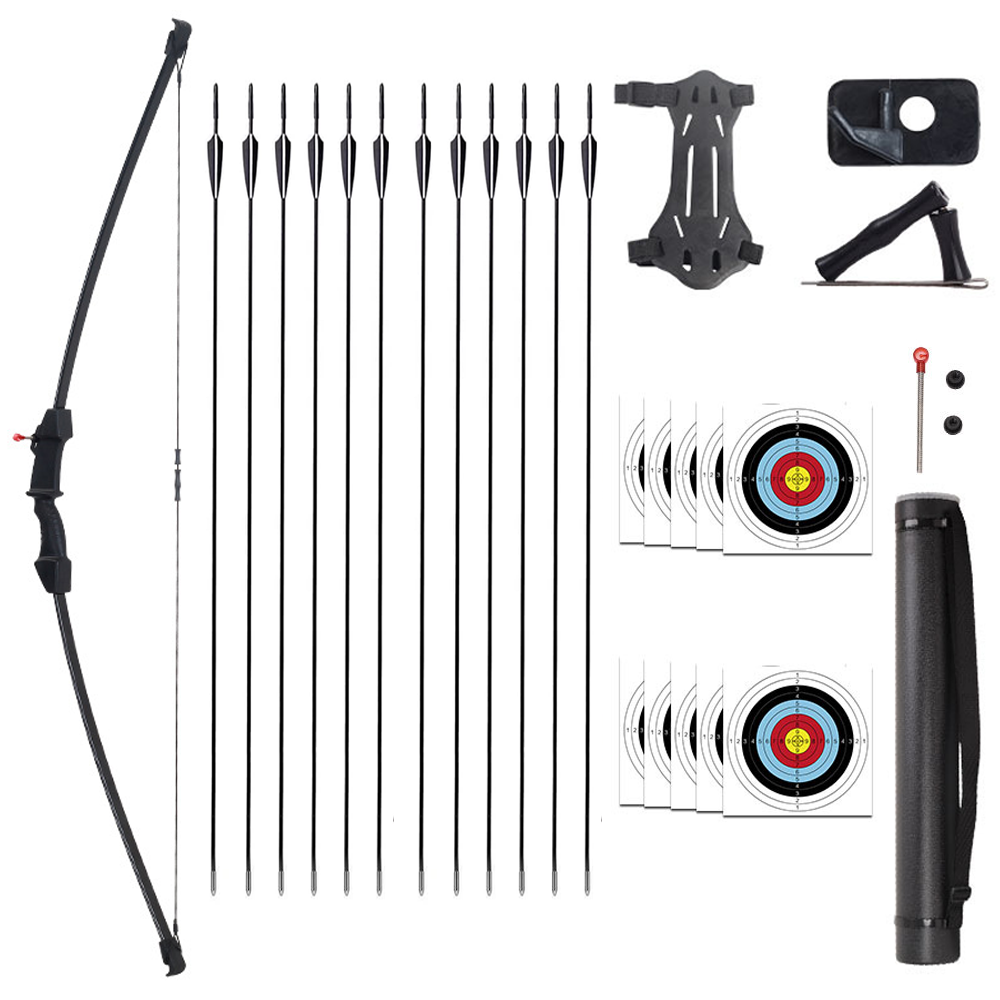 Recurved Bow and Arrows Set Entertainment Practice Archery Equipment