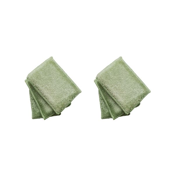 MChem Wet and Dry Bamboo Sponges (6 Units) - 2 Pack
