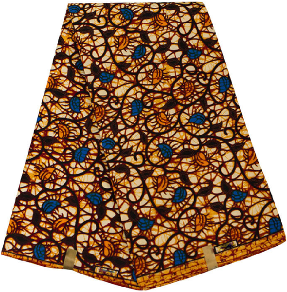 Autumn ankara wax fabric