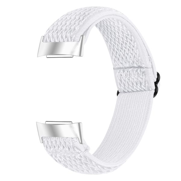 Nylon Strap For Fitbit charge 5 &amp; 6-White